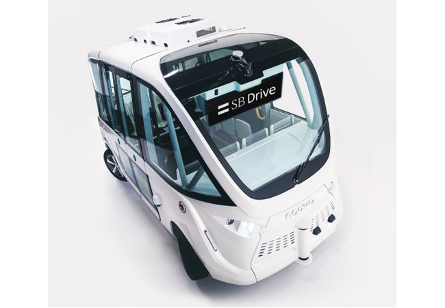 茨城県境町で公道での自律走行バスが実用化、SBドライブとマクニカが協力
