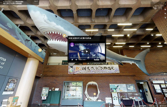 埼玉県立自然の博物館、館内をリアルに楽しめるバーチャル展示室を公開