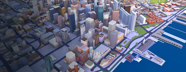 HERE、世界75都市を再現した3Dモデル「HERE Premier 3D Cities」を提供開始