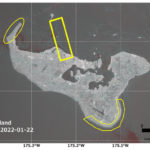 国土地理院、トンガ火山噴火の地形変化を「だいち2号」の衛星画像で分析