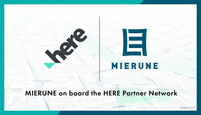MIERUNEがHEREのグローバルパートナーネットワークに参画、ルートマッチングQGISプラグインも公開