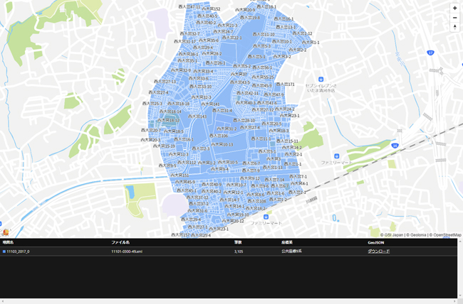 Geolonia、登記所備付地図データを可視化する「地図XMLビューワー」を公開